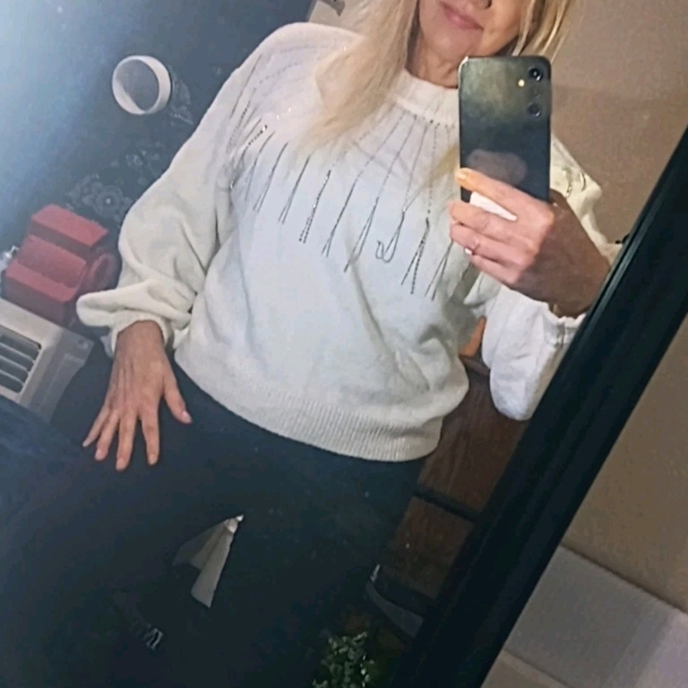 Elegant White Sweater